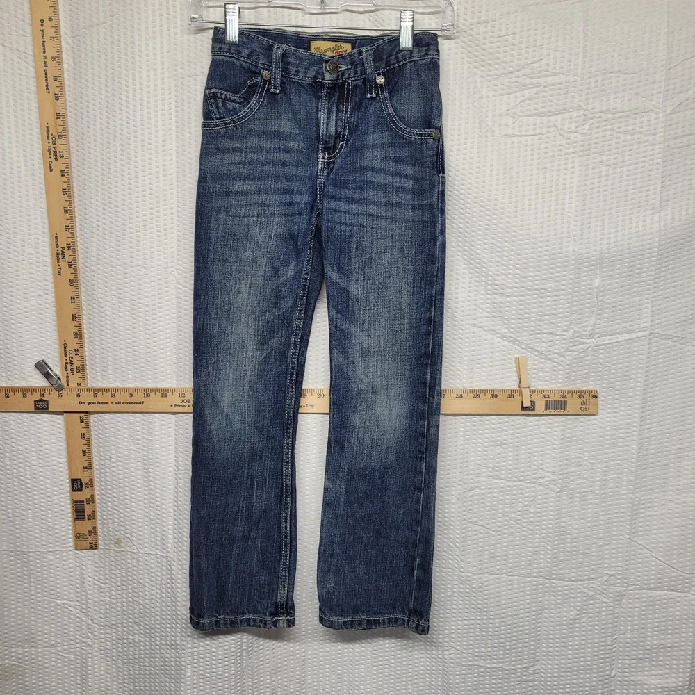 Wrangler 20X Boys 9 Slim Jeans Medium Wash Straight Leg 42BWXCL